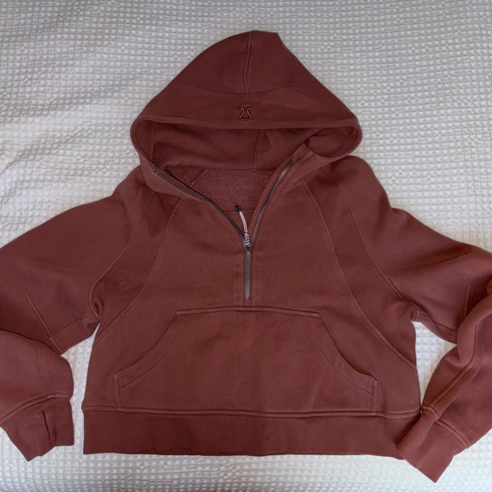 Lululemon cropped half zip define hoodie